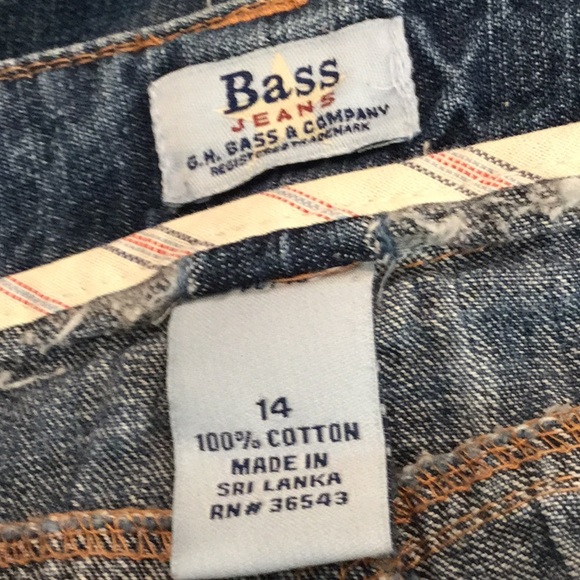 🦋Bass Denim Fun Skirt Size 14 Wardrobe Must Have 🦋 - Picture 7 of 7